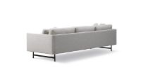 Billede af Fredericia Furniture 5623 Calmo 3 Pers. Sofa L: 250 cm - Ruskin 10/Sort Metal
