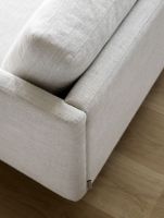 Billede af Fredericia Furniture 5623 Calmo 3 Pers. Sofa L: 250 cm - Ruskin 10/Sort Metal