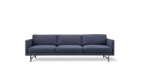 Billede af Fredericia Furniture 5623 Calmo 3 Pers. Sofa L: 250 cm - Sunniva 783/Sort Metal