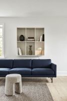 Billede af Fredericia Furniture 5623 Calmo 3 Pers. Sofa L: 250 cm - Sunniva 783/Sort Metal