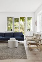 Billede af Fredericia Furniture 5623 Calmo 3 Pers. Sofa L: 250 cm - Sunniva 783/Sort Metal