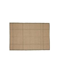 Billede af Hübsch Capri Rug 200x140 - Dark Green Nature  OUTLET