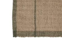 Billede af Hübsch Capri Rug 200x140 - Dark Green Nature  OUTLET