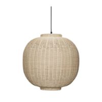 Billede af Hübsch Chand Pendant Round H: 43 cm - Natur