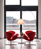 Billede af Luceplan Lady Costanza Gulvlampe H: 217-250 cm - Alu/White