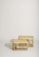 Billede af Hübsch Cheery Baskets sæt af 2 - Nature OUTLET