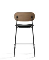 Billede af Audo Copenhagen Co Counter Chair Veneer Seat Upholstered SH: 68,5 cm - Dark Stained Oak/Dakar 0842 