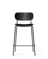 Billede af Audo Copenhagen Co Counter Chair Veneer Seat Upholstered SH: 68,5 cm - Black Oak/Dakar 0842 
