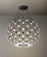 Billede af Luceplan Mesh Lysekrone Ø: 80 cm - Black