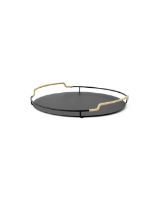 Billede af Audo Copenhagen Balcony Serving Tray Ø: 36,5 cm - Black  