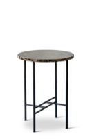 Billede af Bent Hansen Metro Sofabord Ø: 45 cm - Emperador Dark Brown  