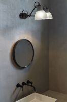 Billede af DCW Editions Lampe Gras N204 Double Bathroom Væglampe 2x32,9 cm - Sort/Polycarbonat