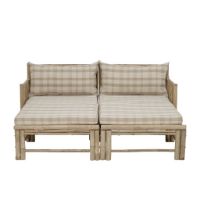 Billede af Bloomingville Korfu Modul Pouf SH: 37 cm - Bambus/Natur