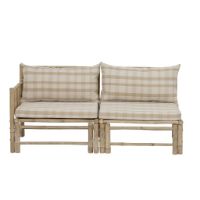 Billede af Bloomingville Korfu Modul Sofa Venstre Hjørne SH: 37 cm - Bambus/Natur
