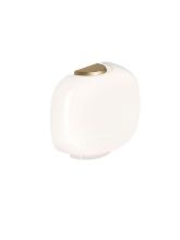 Billede af Foscarini Chouchin Semi Væglampe H: 25 cm - Oro/Bianco