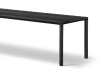 Billede af Fredericia Furniture 6715 Piloti Sofabord 120x39x41 cm - Sortlakeret Eg