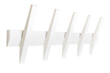 Billede af Hoigaard Tangent-5 Knagerække B: 64 cm - Hvid