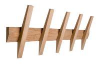 Billede af Hoigaard Tangent-5 Knagerække B: 64 cm - Olieret Eg