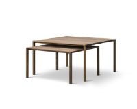 Billede af Fredericia Furniture 6725 Piloti Sofabord 63x63x41 cm - Røget Olieret Eg