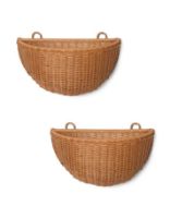 Billede af Ferm Living Braided Wall Pockets Sets of 2 B: 45 cm - Natural 
