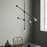 Billede af House Doctor Molecular Lampe 78 x 68 cm - Sort/Messing 