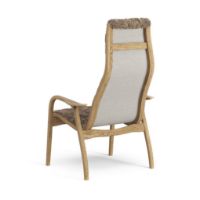 Billede af Swedese Lamini Børnestol SH: 32 cm - Olieret Eg/Fåreskind Sahara