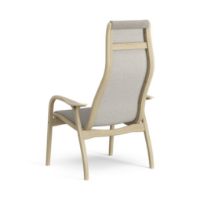 Billede af Swedese Lamini Børnestol SH: 32 cm - Lakeret Eg/Main Line Flax 02