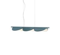 Billede af FLOS Almendra S3 Linear Loftlampe L: 128,6 cm - Bay Blue Metallized
