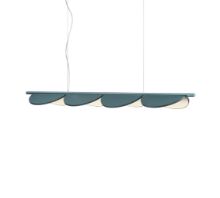 Billede af FLOS Almendra S4 Linear Loftlampe L: 166,5 cm - Bay Blue Metallized