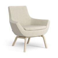 Billede af Swedese Happy Lænestol SH: 42 cm - Lakeret Ask/Hallingdal 65 0200