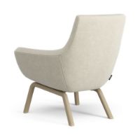 Billede af Swedese Happy Lænestol SH: 42 cm - Egbejdset Ask/Hallingdal 65 0200