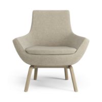 Billede af Swedese Happy Lænestol SH: 42 cm - Egbejdset Ask/Hallingdal 65 0220