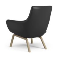 Billede af Swedese Happy Lænestol SH: 42 cm - Egbejdset Ask/Soft 99999