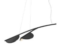 Billede af FLOS Almendra S2 Y Short Organic Loftlampe L: 132,6 cm - Anthracite
