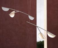 Billede af FLOS Almendra S2 Y Short Organic Loftlampe L: 132,6 cm - Anthracite