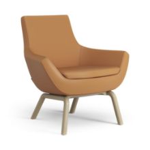 Billede af Swedese Happy Lænestol SH: 42 cm - Egbejdset Ask/Soft 54035