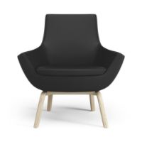 Billede af Swedese Happy Lænestol SH: 42 cm - Lakeret Ask/Soft 99999