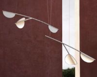 Billede af FLOS Almendra S3 Y Short Organic Loftlampe L: 161,1 cm - Anthracite