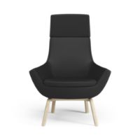 Billede af Swedese Happy Lænestol H: 101 cm - Lakeret Ask/Soft 99999