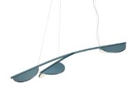 Billede af FLOS Almendra S3 Y Short Organic Loftlampe L: 161,1 cm - Bay Blue Metallized