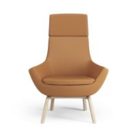 Billede af Swedese Happy Lænestol H: 101 cm - Lakeret Ask/Soft 54035