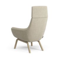 Billede af Swedese Happy Lænestol H: 101 cm - Egbejdset Ask/Hallingdal 65 0220