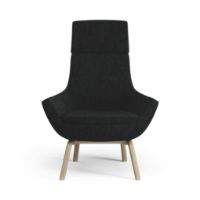 Billede af Swedese Happy Lænestol H: 101 cm - Egbejdset Ask/Hallingdal 65 0180