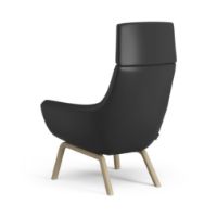 Billede af Swedese Happy Lænestol H: 101 cm - Egbejdset Ask/Soft 99999