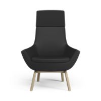 Billede af Swedese Happy Lænestol H: 101 cm - Egbejdset Ask/Soft 99999