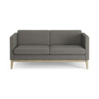Billede af Swedese Madison 2 pers. Sofa B: 155 cm - Lakeret Eg/Main Line Flax 26