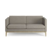 Billede af Swedese Madison 2 pers. Sofa B: 155 cm - Lakeret Eg/Main Line Flax 02