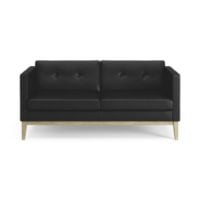Billede af Swedese Madison 2 pers. Sofa med Knapper B: 155 cm - Lakeret Eg/Soft 99999