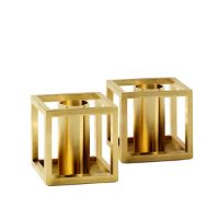 Billede af Audo Copenhagen Kubus Micro 3,5x3,5 cm 2 stk - Guld 