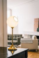 Billede af Design By Us Ballroom Table Lamp H: 58 cm - Blue Sky/Gold